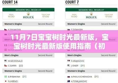 宝宝树时光最新版使用指南,初学者与进阶用户适用,11月7日更新详解