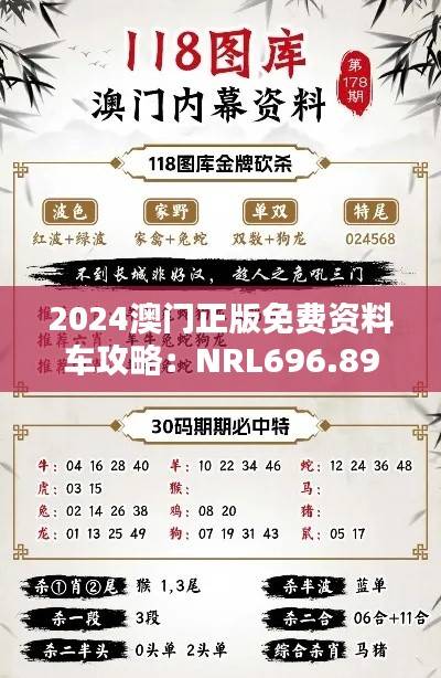 2024澳门正版免费资料车攻略:NRL696.89未来资源策略