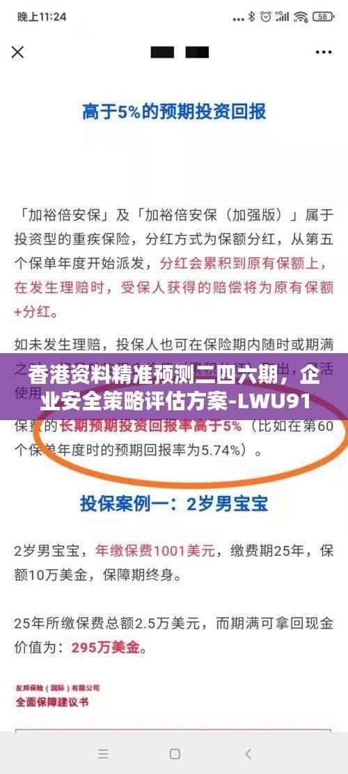 香港资料精准预测二四六期,企业安全策略评估方案-LWU915.29三重保障