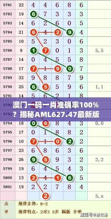 澳门一码一肖准确率100%？揭秘AML627.47最新版答案定义