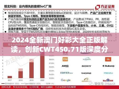 2024全新澳门好彩大全正版解读,创新CWT450.71版深度分析