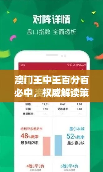 澳门王中王百分百必中,权威解读策略_独家FIM542.56珍藏版