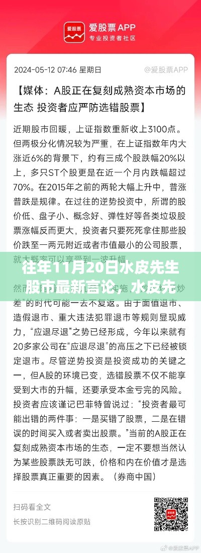 水皮先生股市秘语与灵感之源,历年11月20日的投资洞察
