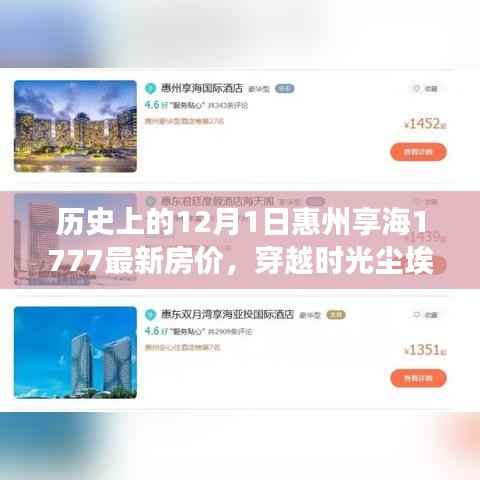 探寻惠州享海1777房价变迁史，历史与未来的交汇点——享海最新房价揭秘日回溯篇