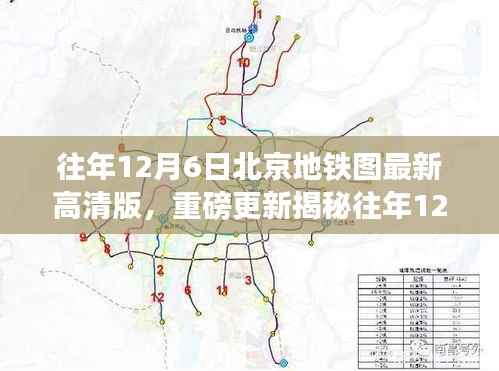 『时代变迁下的地铁脉络，往年12月6日北京地铁高清图重磅更新』