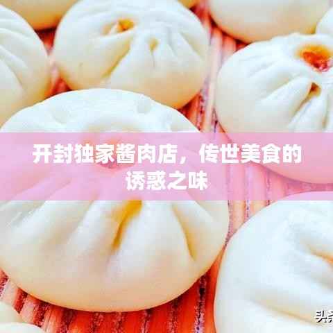 开封独家酱肉店,传世美食的诱惑之味