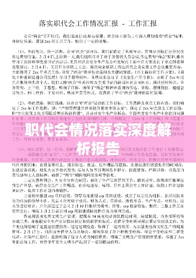 职代会情况落实深度解析报告