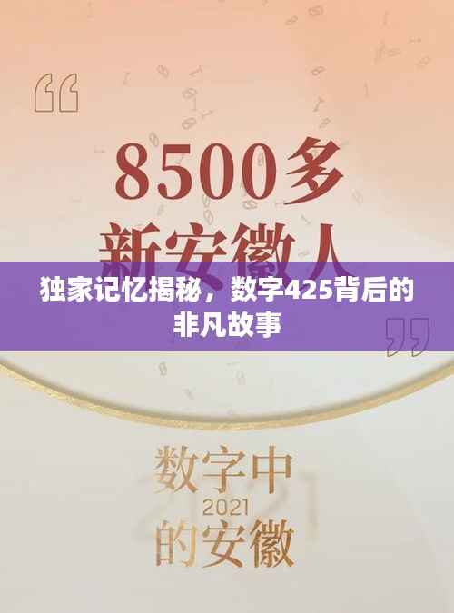 独家记忆揭秘,数字425背后的非凡故事
