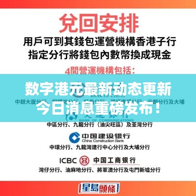 数字港元最新动态更新今日消息重磅发布!